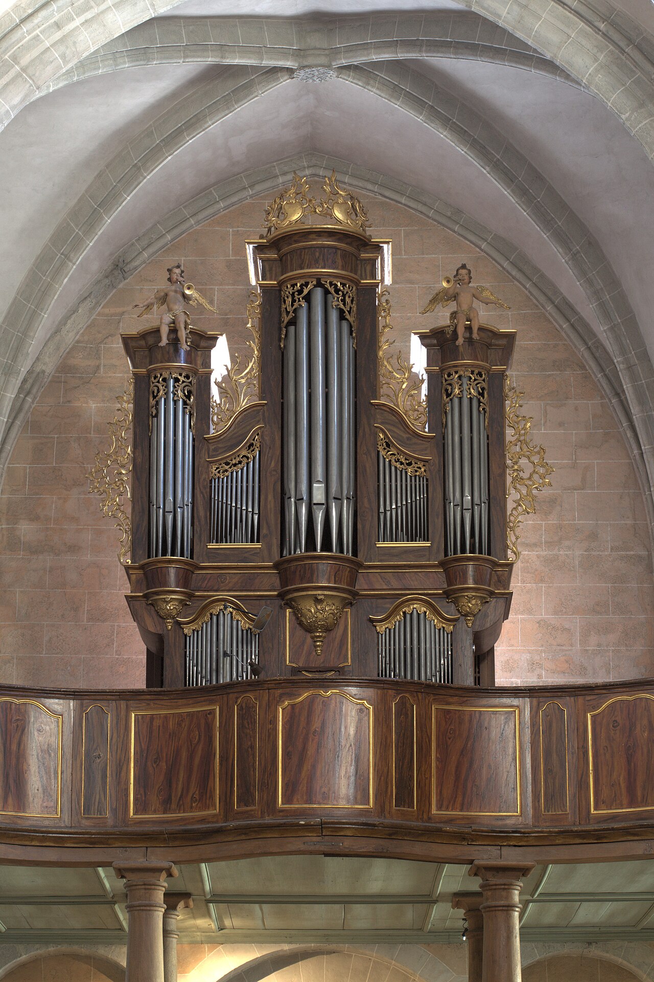 Tribune et buffet d’orgue du Temple St-Etienne de Moudon